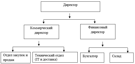Действующая организационная структура ТОО «Томь»