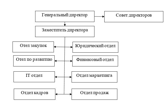Организационная структура управления ТОО «ESTEE LAUDER KAZAKHSTAN»